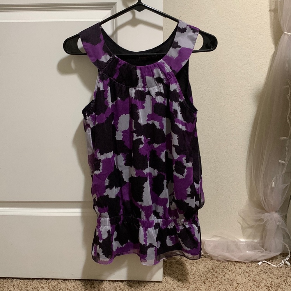Scowl neck blouse